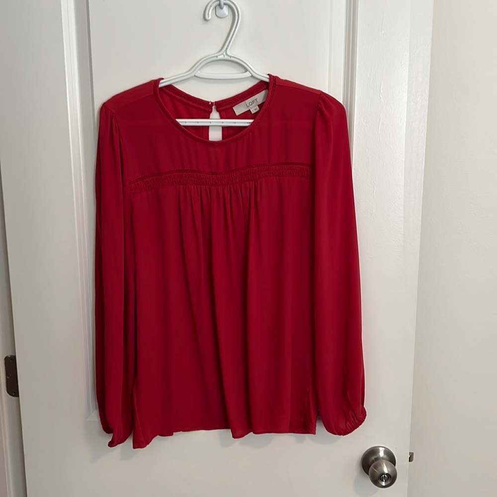LOFT Long-Sleeve Blouse